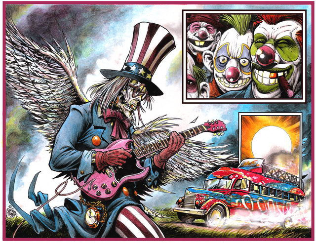 GRATEFUL DEAD ALMANAC CARTOON